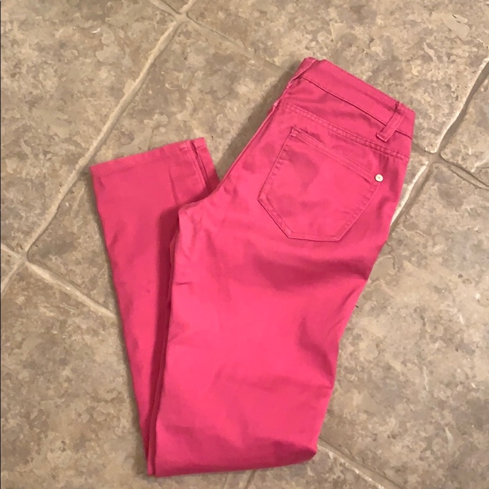 Pink jeans
